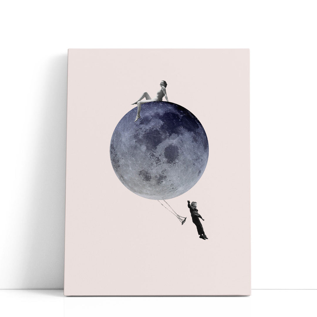 Moon Jump - Canvas Print Wall Art