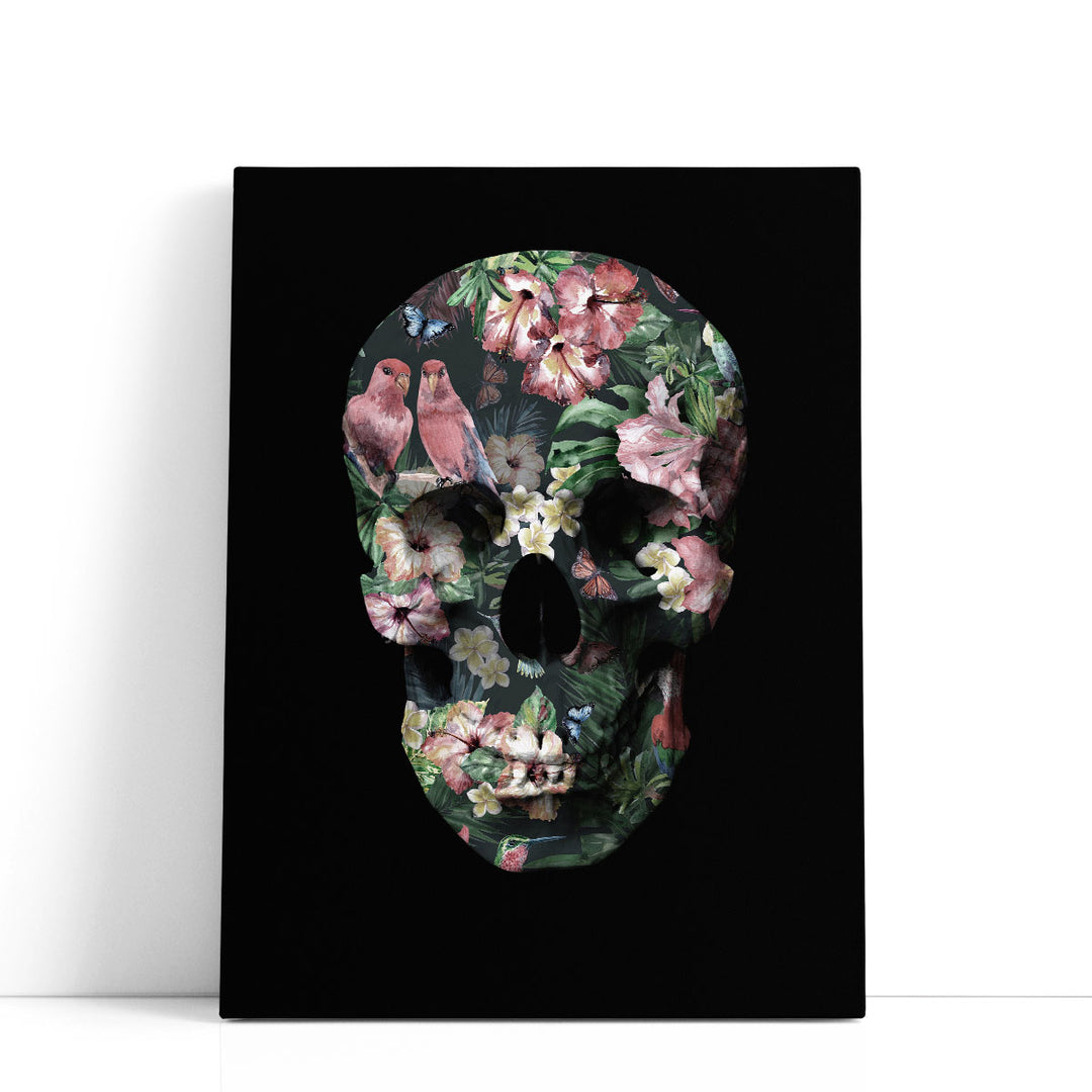 Tropic Skull - Canvas Print Wall Art
