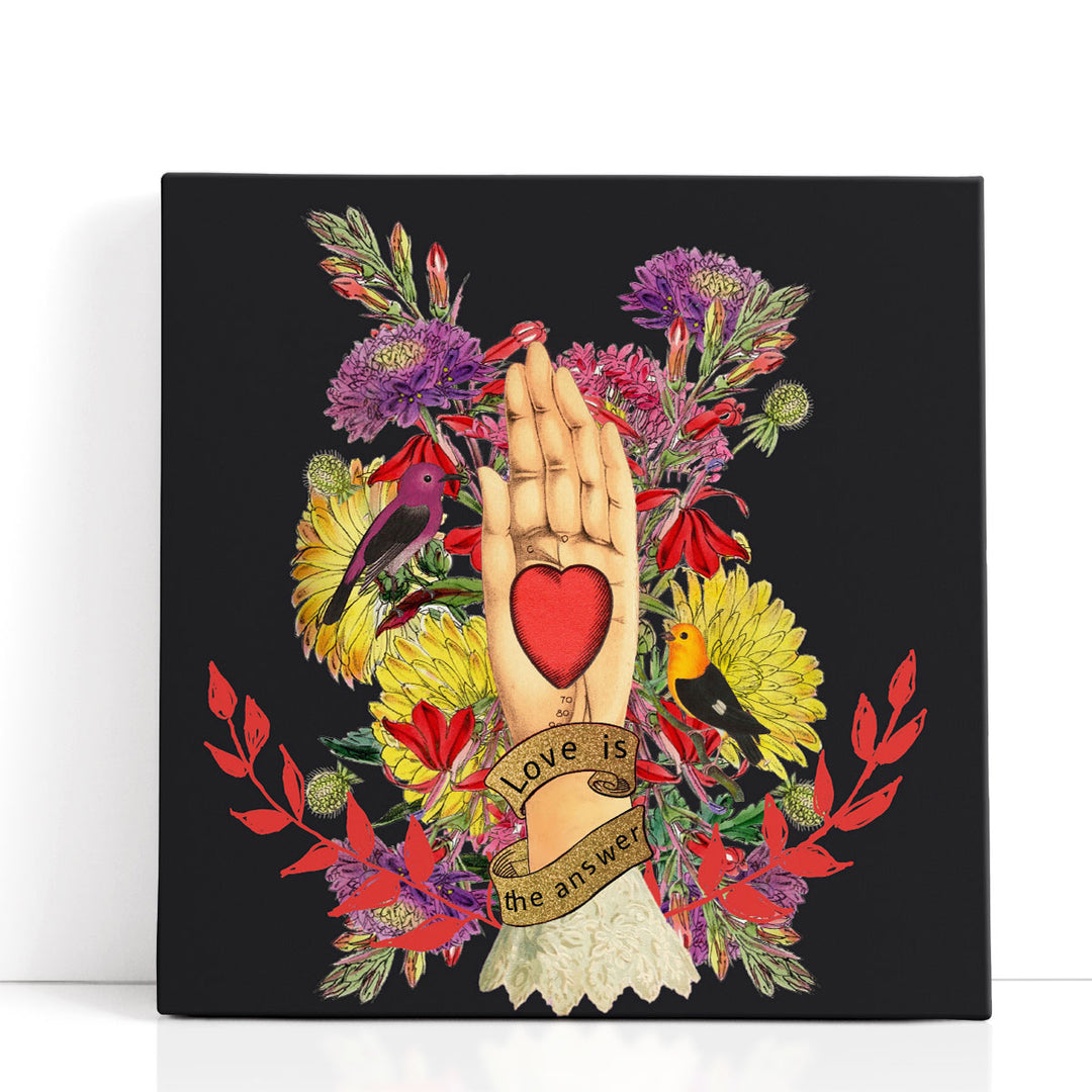 Love Is the Answer - Canvas Print Wall Art