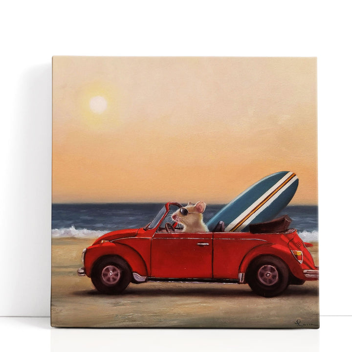 Beach Bound - Canvas Print Wall Art
