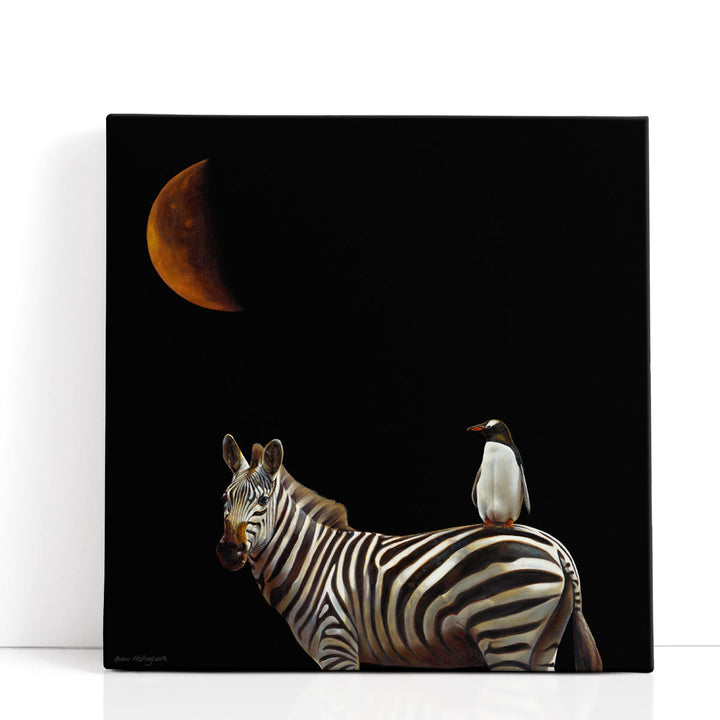 Pilgrimage Black and White - Canvas Print Wall Art