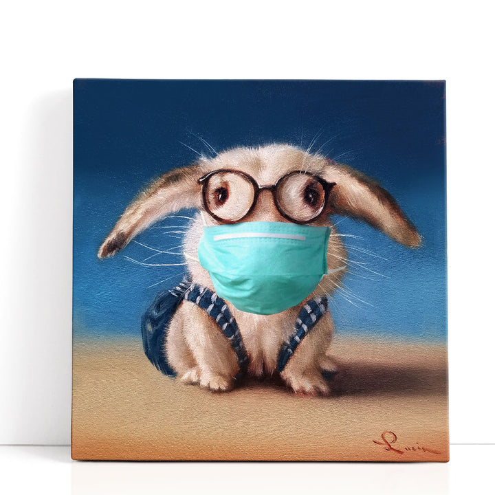 Back To School - Mask - Canvas Print Wall Art