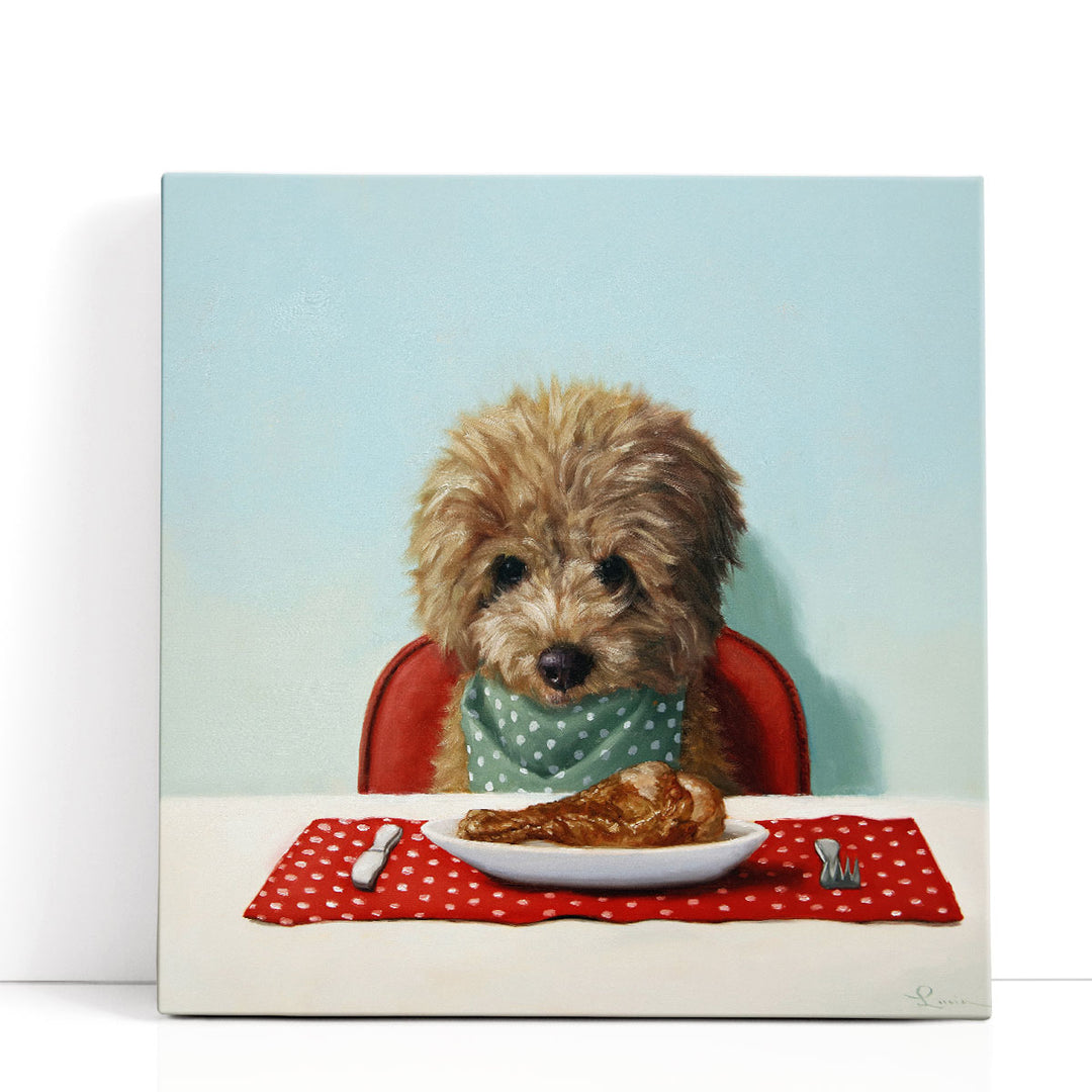 Puppy Chow - Canvas Print Wall Art