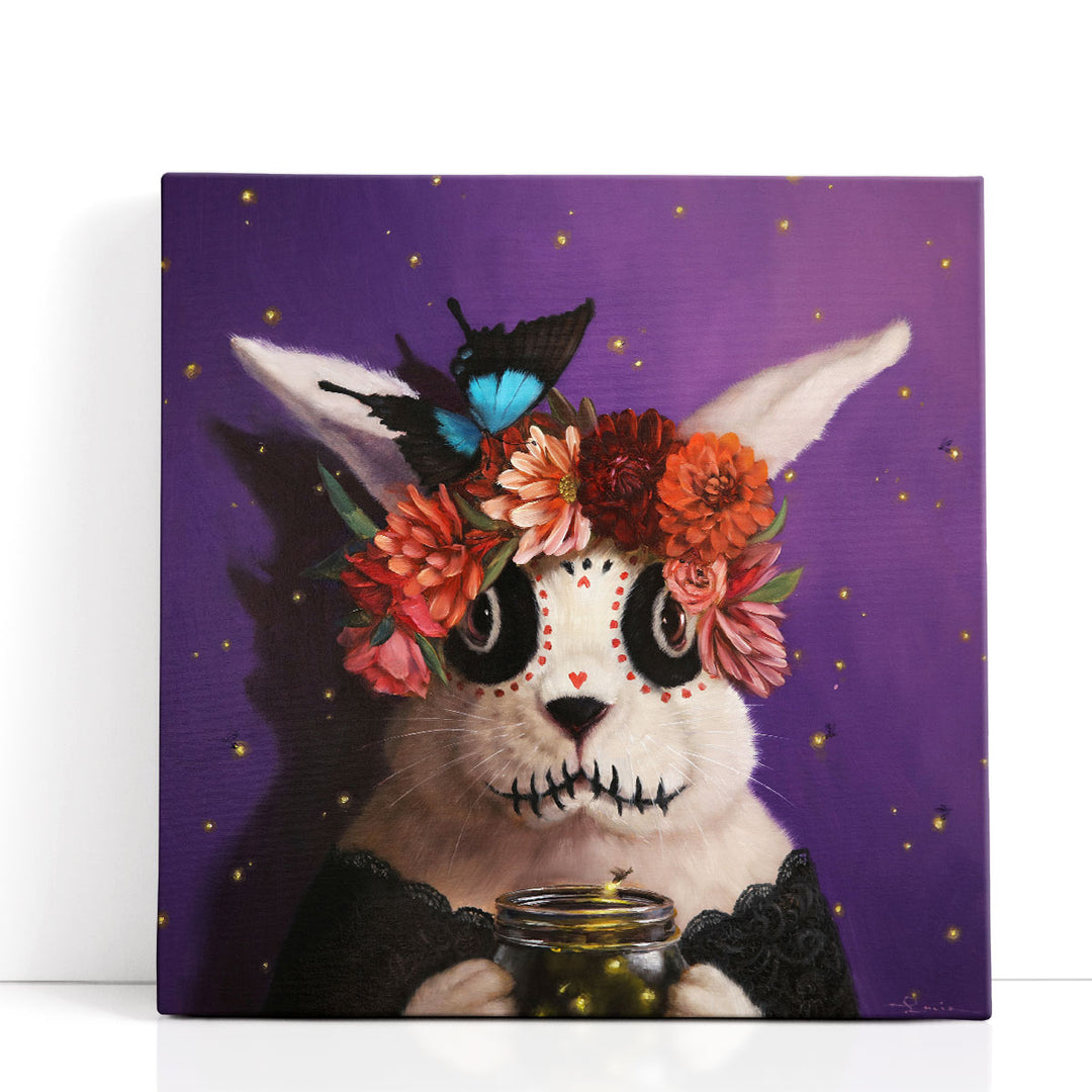 The Firefly Keeper - Canvas Print Wall Art
