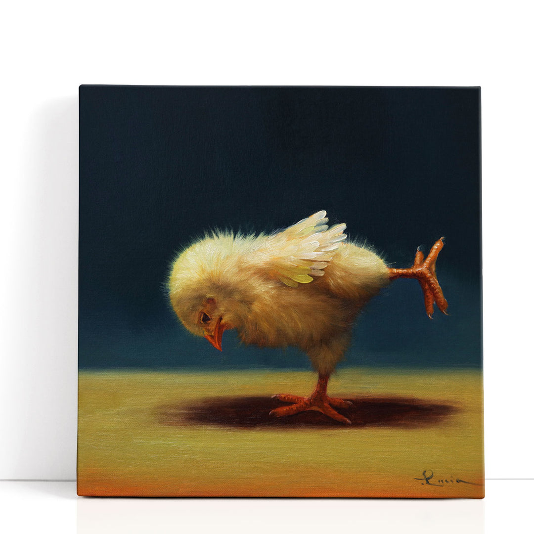 Yoga Chick Airplane - Canvas Print Wall Art