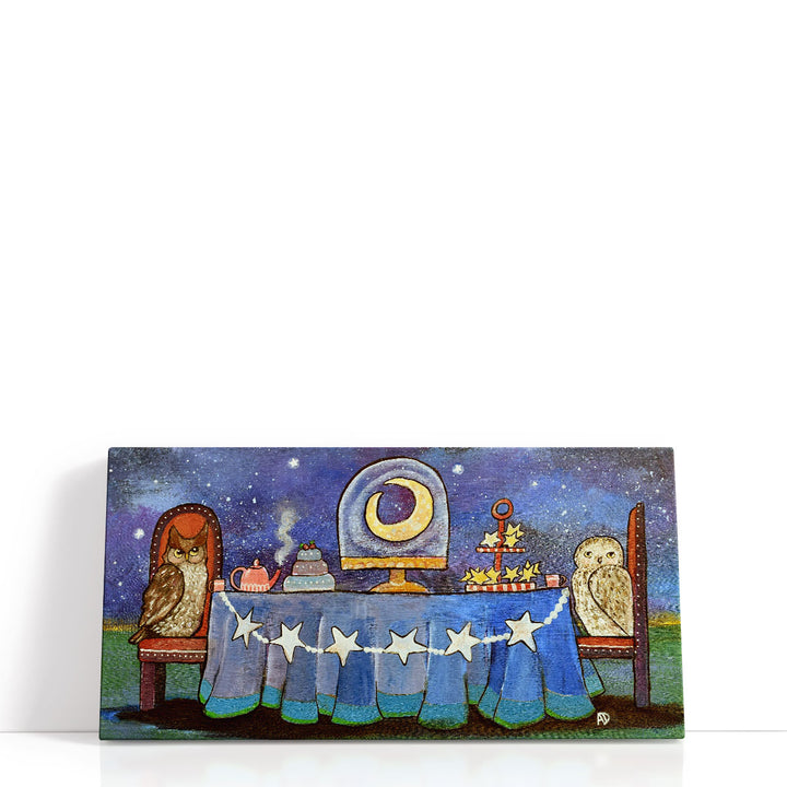 Moonlight Tea Party 1 - Canvas Print Wall Art