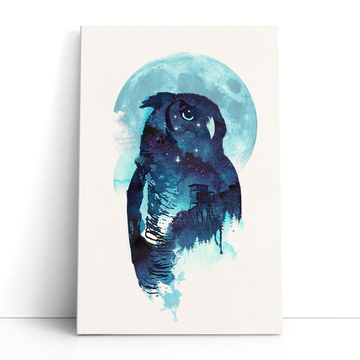 Midnight Owl - Canvas Print Wall Art