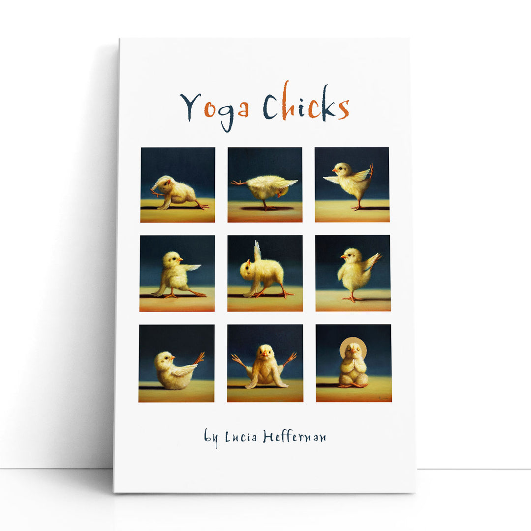 Yoga Chicks Collage - Canvas Print Wall Art