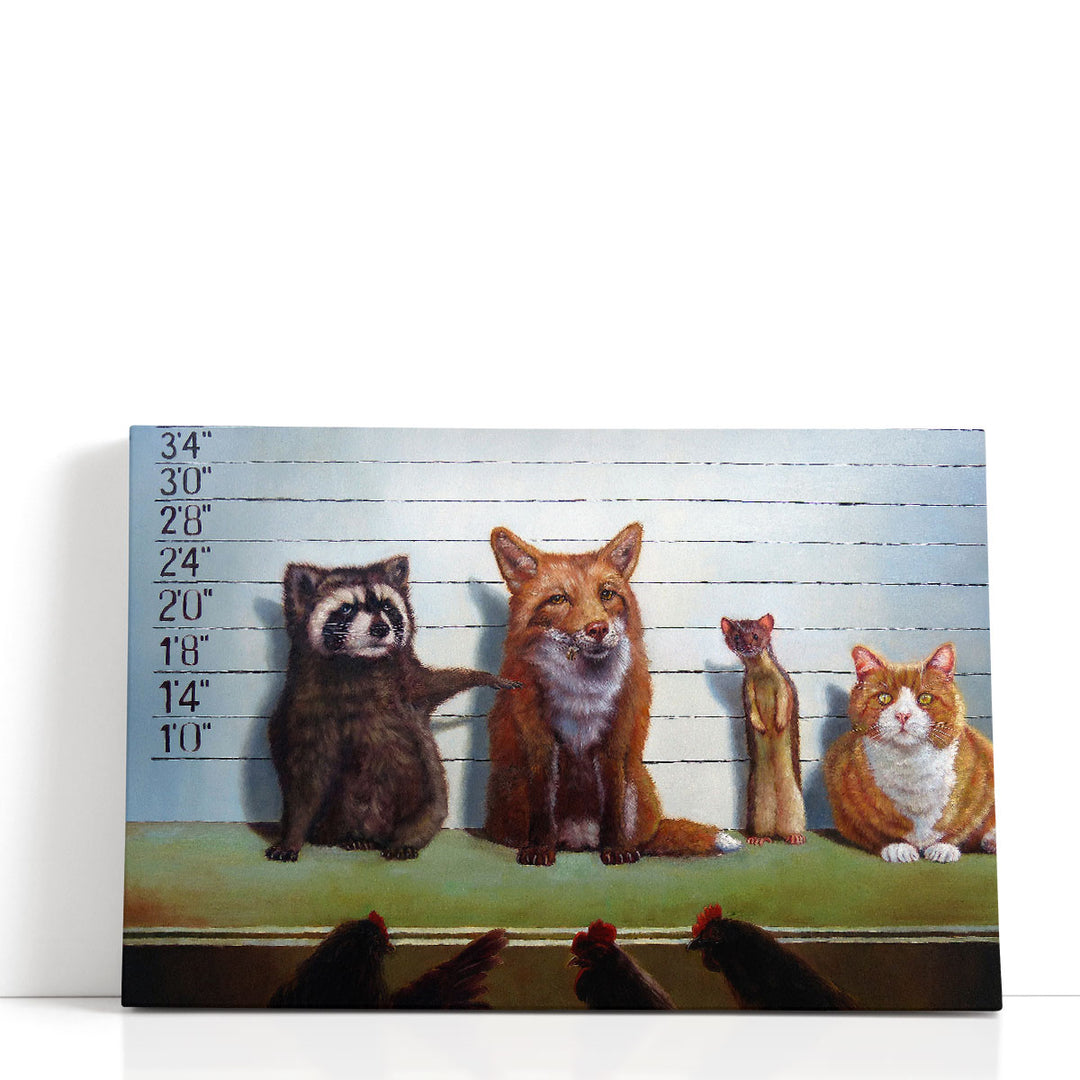 Usual Suspects - Canvas Print Wall Art