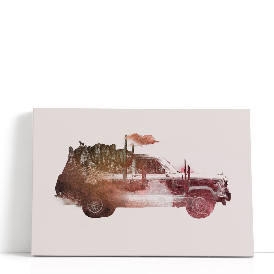 Drive Me Back Home 2 - Canvas Print Wall Art