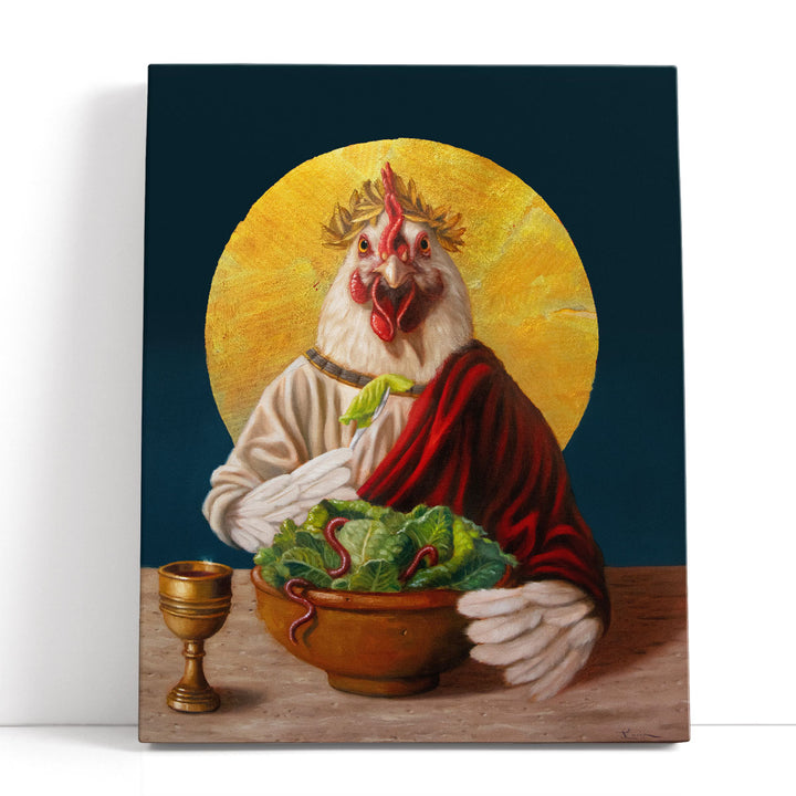 Chickin Caesar - Canvas Print Wall Art