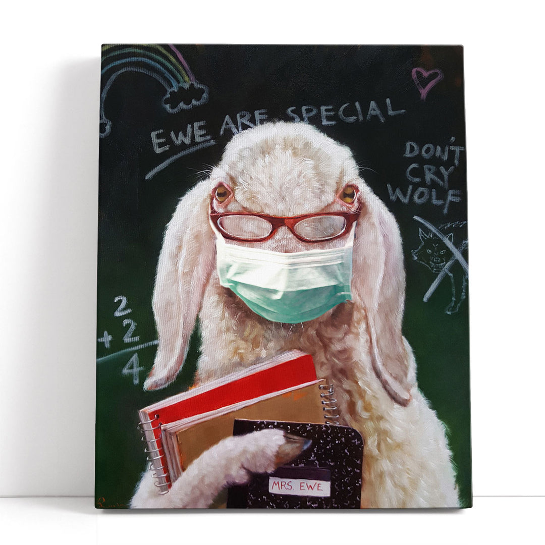 Back To School - Teacher - Canvas Print Wall Art