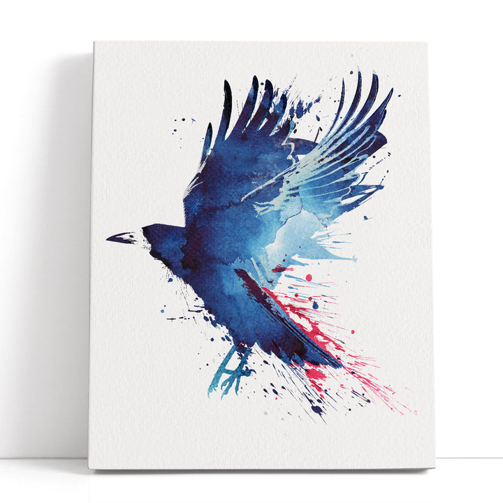 Bloody Crow - Canvas Print Wall Art