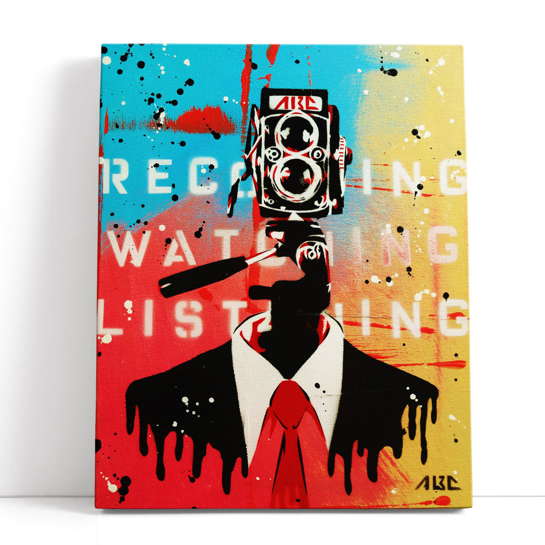 NSA Camera Man - Canvas Print Wall Art