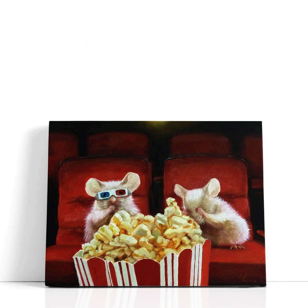 Movie Night 2 - Canvas Print Wall Art