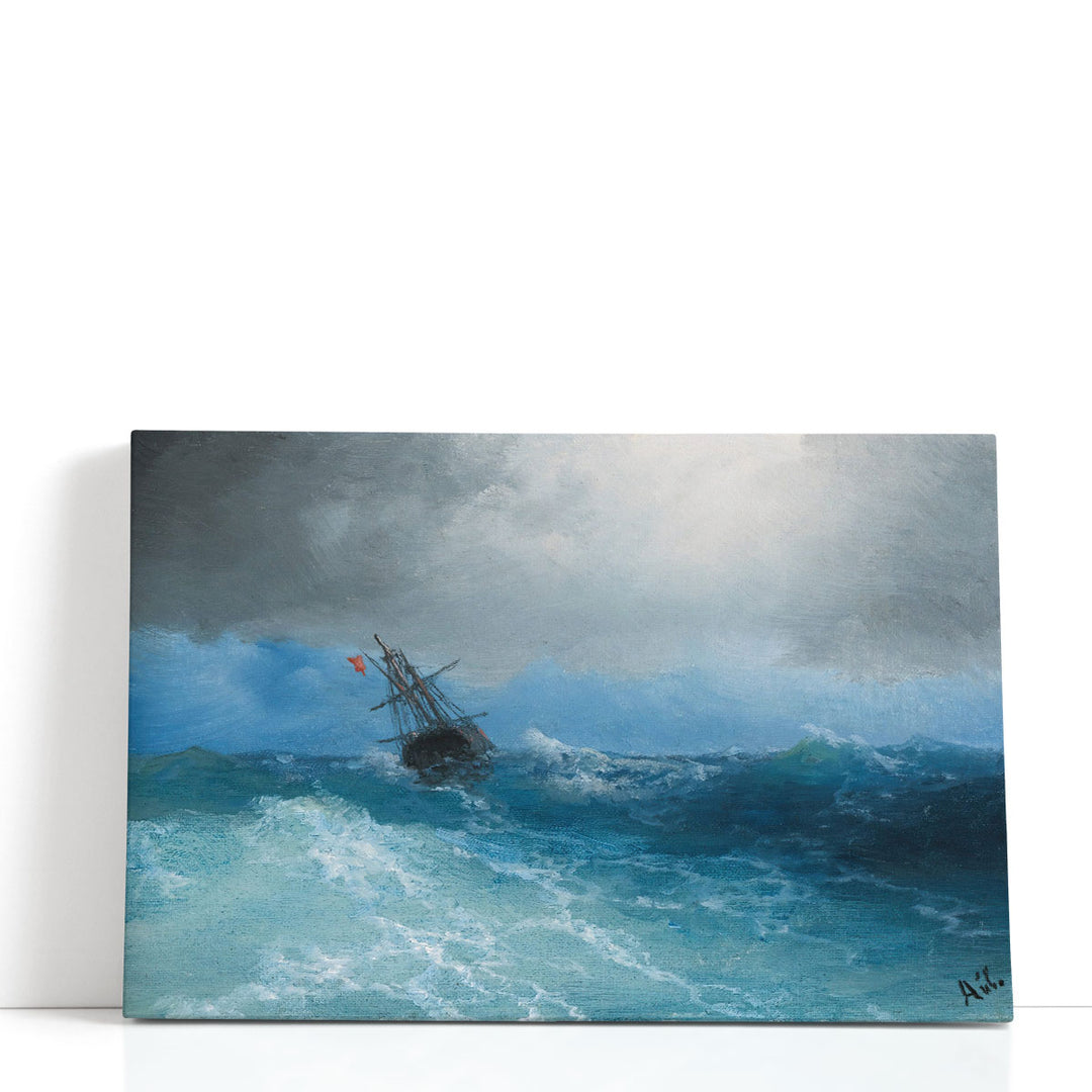 sailboat wall art – serene seascape print