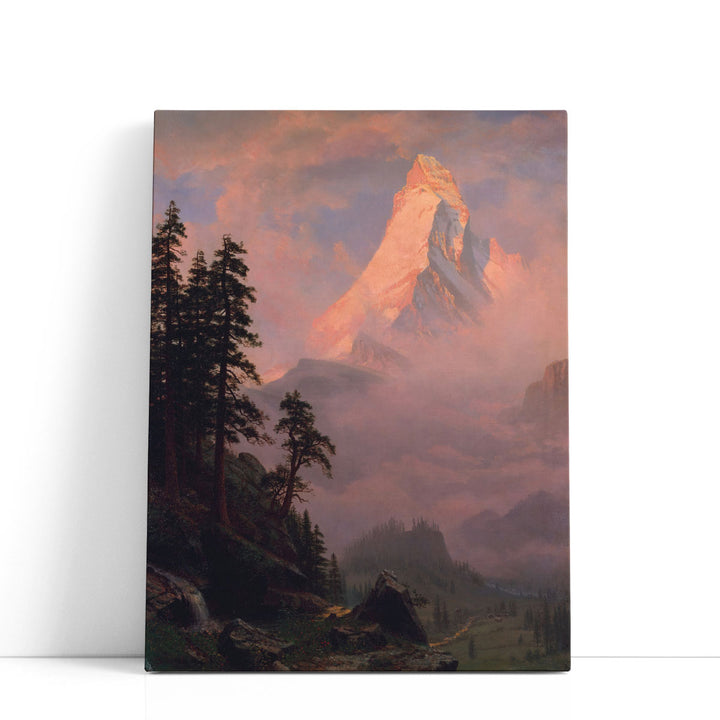 Sunrise Wall Art golden mountain glow