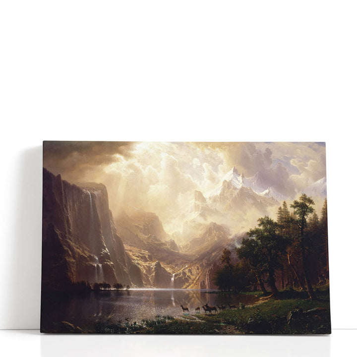 Scenic Mountain Wall Decor misty peak panorama