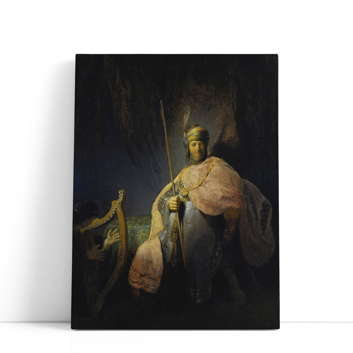 David Playing the Harp in front of Saul, 1630-1631 - Canvas Print Wall Art