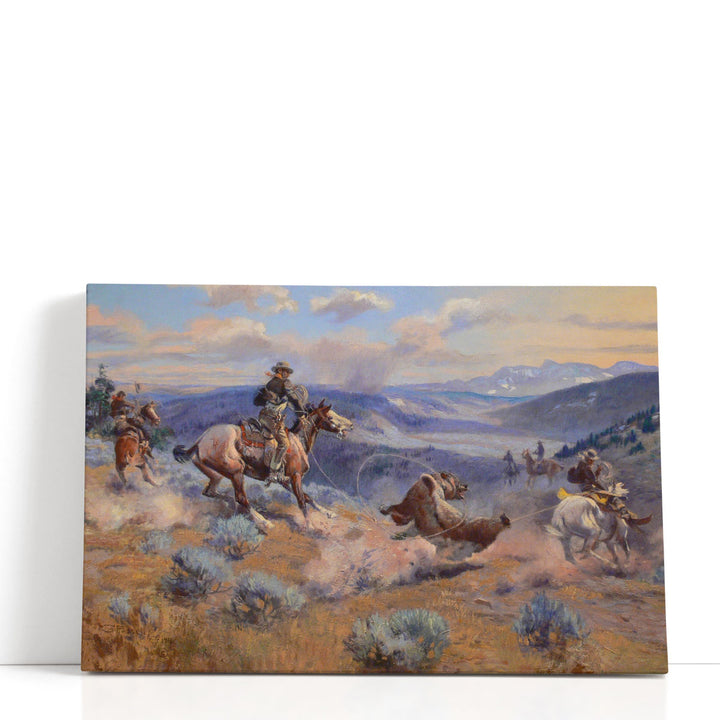 Russell Loops and Swift Horses are Surer than Lead, 1916 - Canvas Print Wall Art