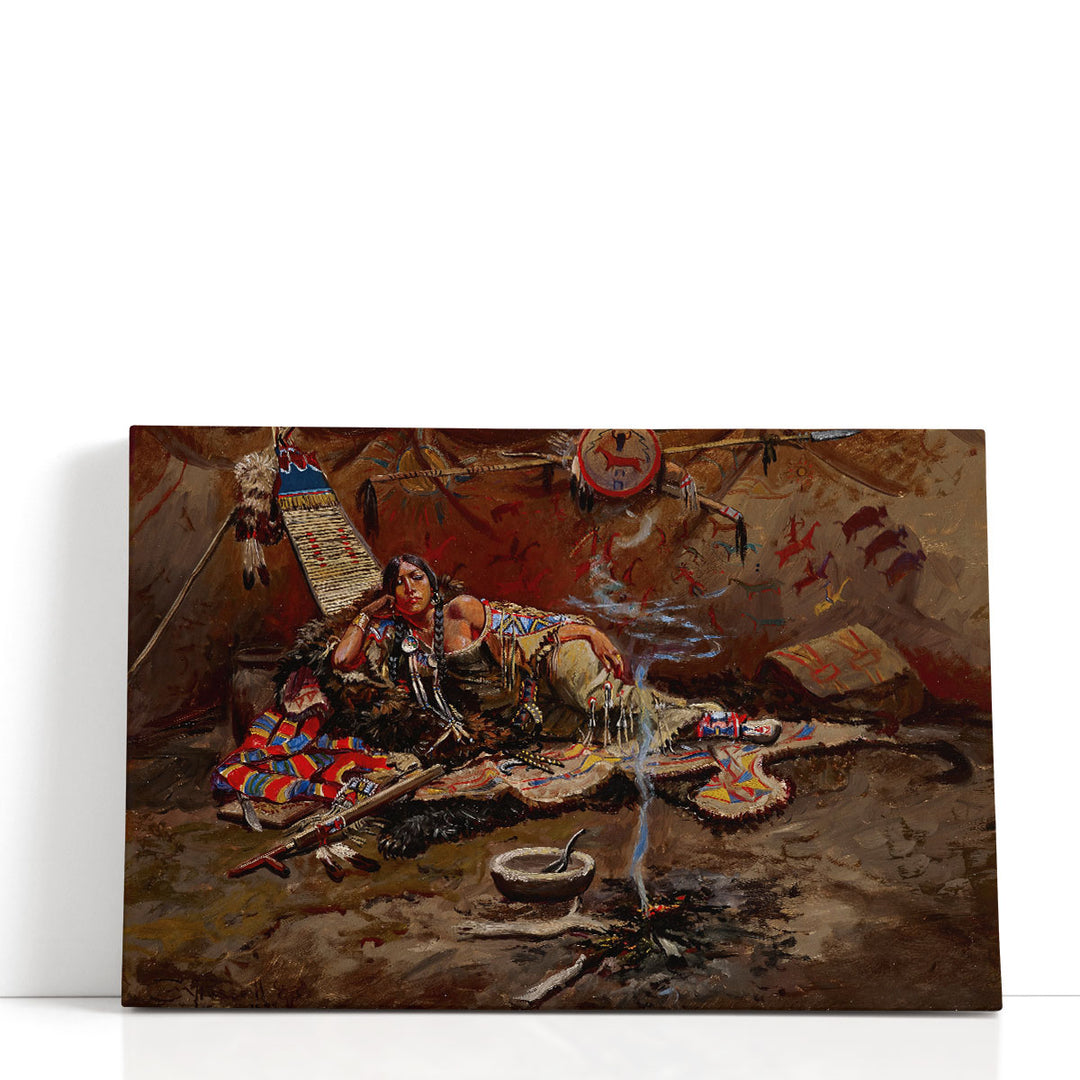 Waiting and Mad, 1899 - Canvas Print Wall Art
