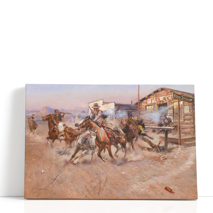 Smoke of a 45 - Canvas Print Wall Art