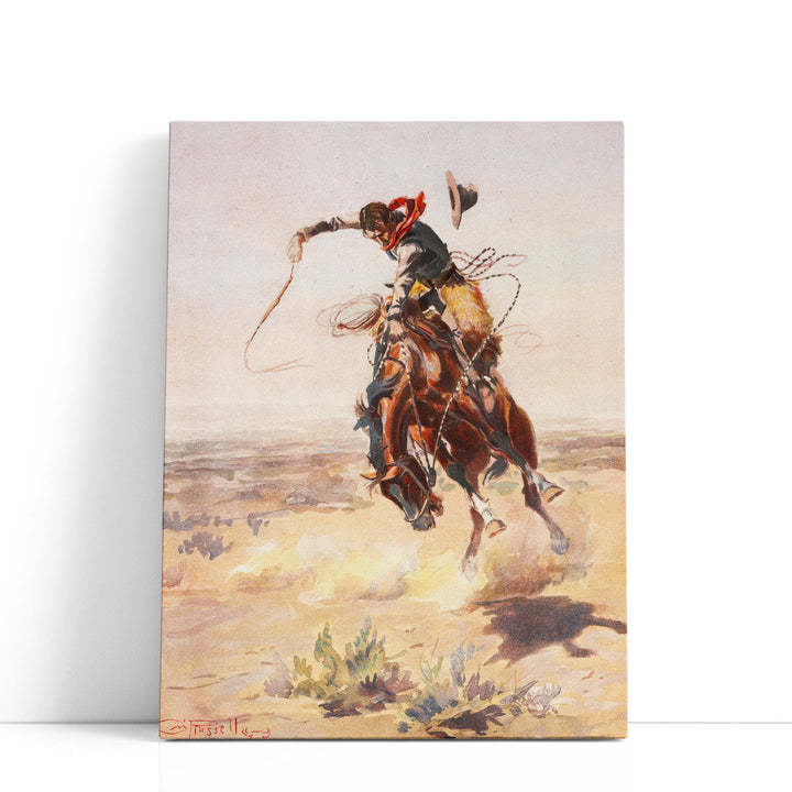 A Bad Hoss , 1905 - Canvas Print Wall Art