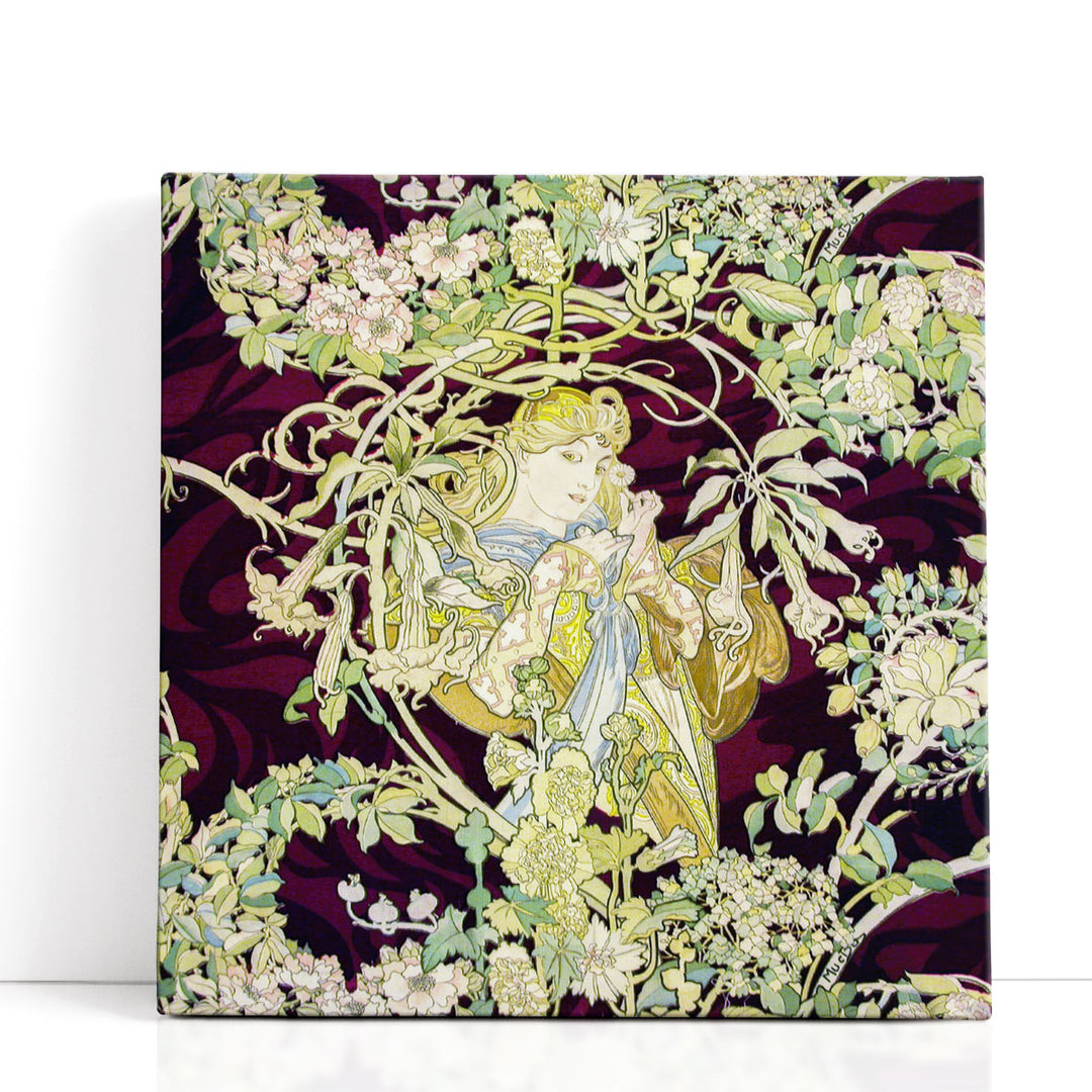 Woman with Daisy, 1898 - Canvas Print Wall Art