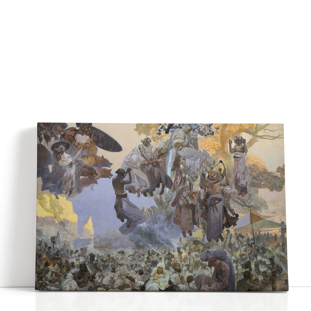 Slav Epic II, The Celebration of Svantovit, 1912 - Canvas Print Wall Art