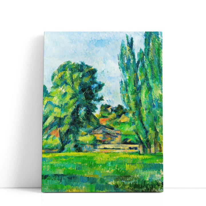 Landscape with Poplars 1885-1887 - Canvas Print Wall Art