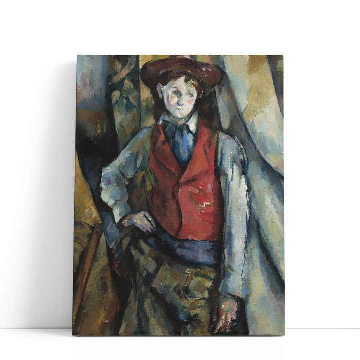 Boy in a Red Waistcoat, 1888-1890 - Canvas Print Wall Art