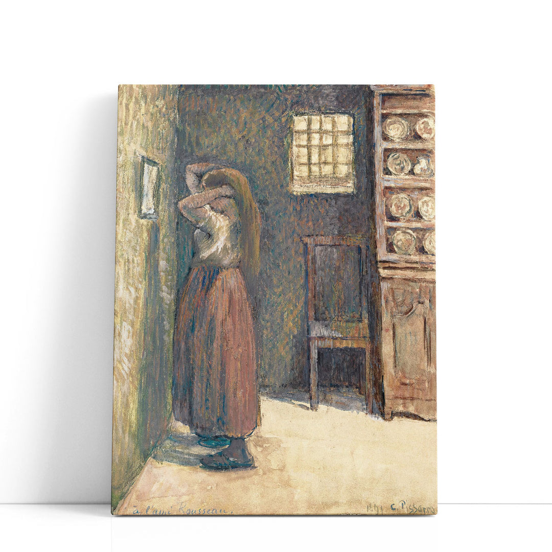 Young Peasant at Her Toilette, 1888 - Canvas Print Wall Art