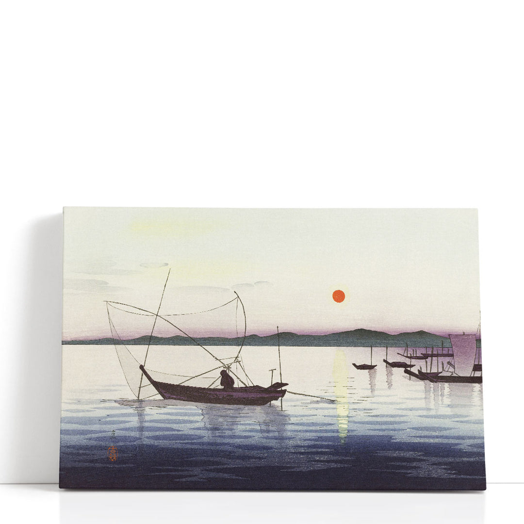 Boats and Setting Sun, 1900-1936 - Canvas Print Wall Art