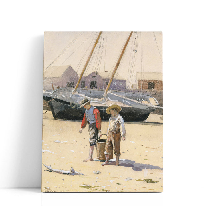 A Basket of Clams - Canvas Print Wall Art