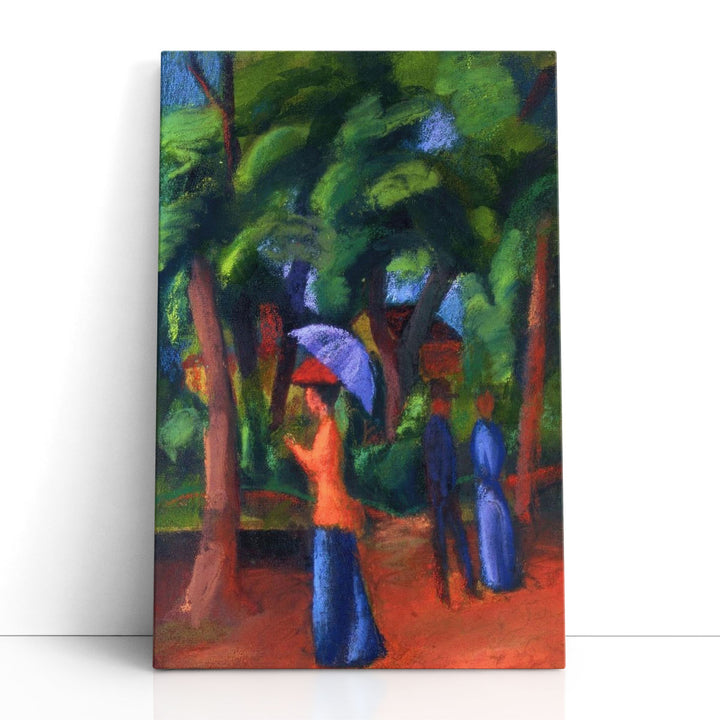 Walking in the Park - Canvas Print Wall Art