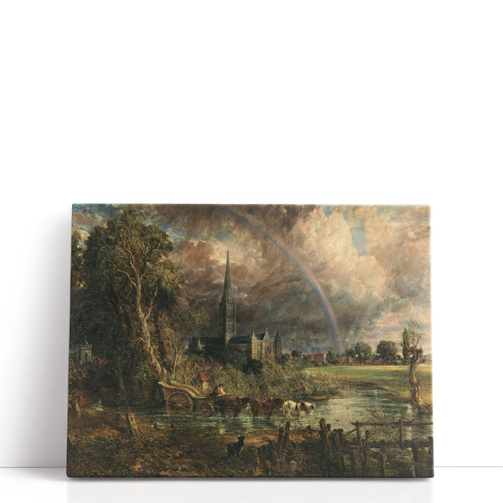 Salisbury Cathedral from the Meadows, 1831 - Canvas Print Wall Art