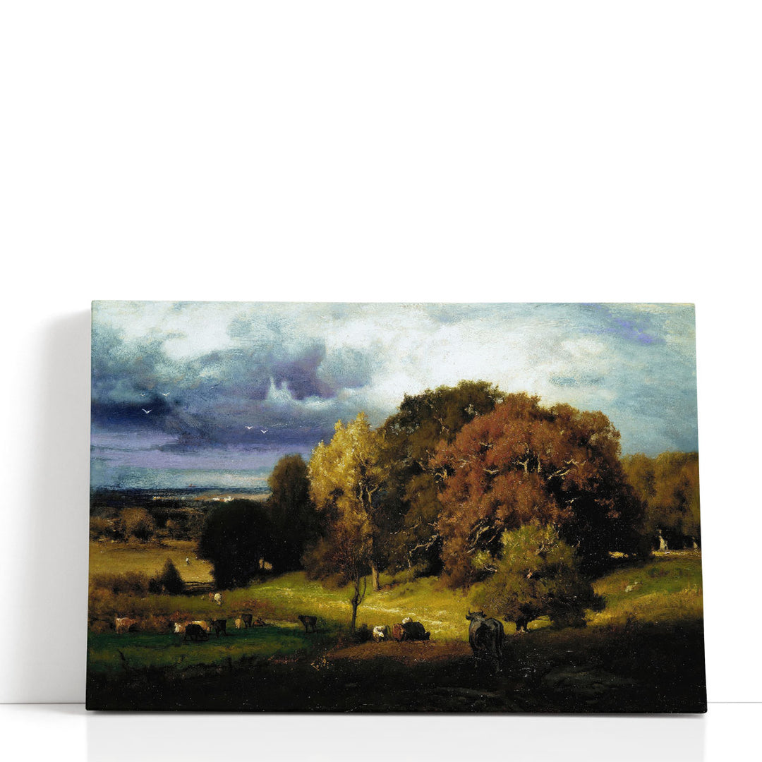 Autumn Oaks, 1878 - Canvas Print Wall Art