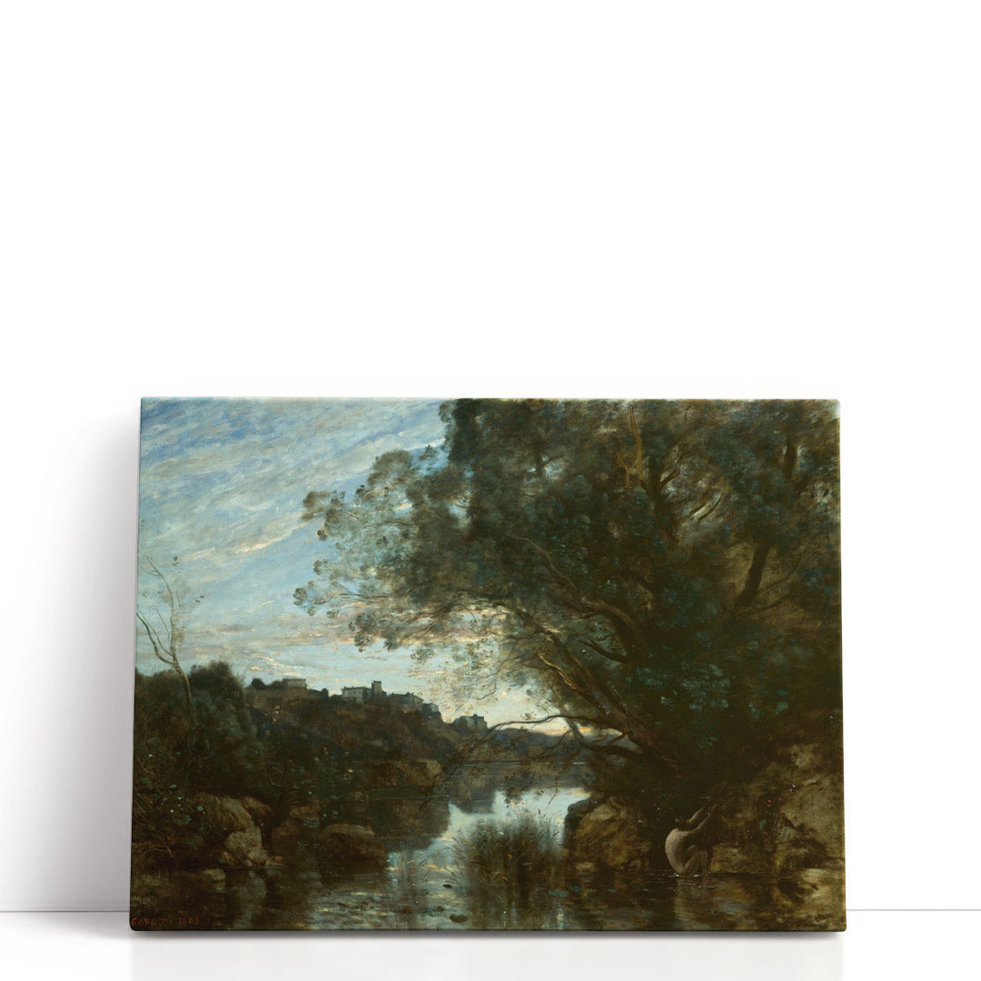 Souvenir of the Environs of Lake Nemi, 1865 - Canvas Print Wall Art