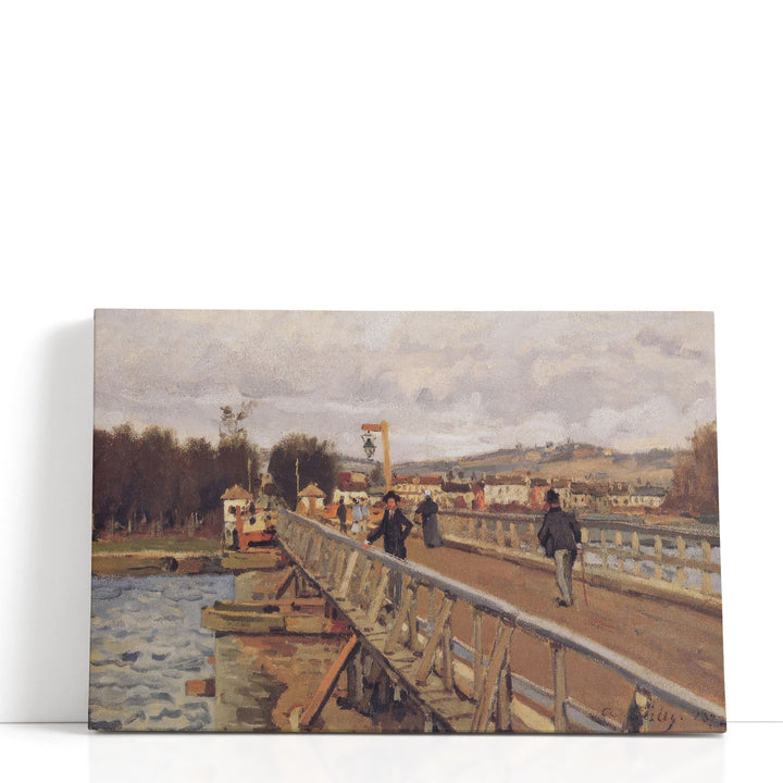 Footbridge at Argenteuil, 1872 - Canvas Print Wall Art