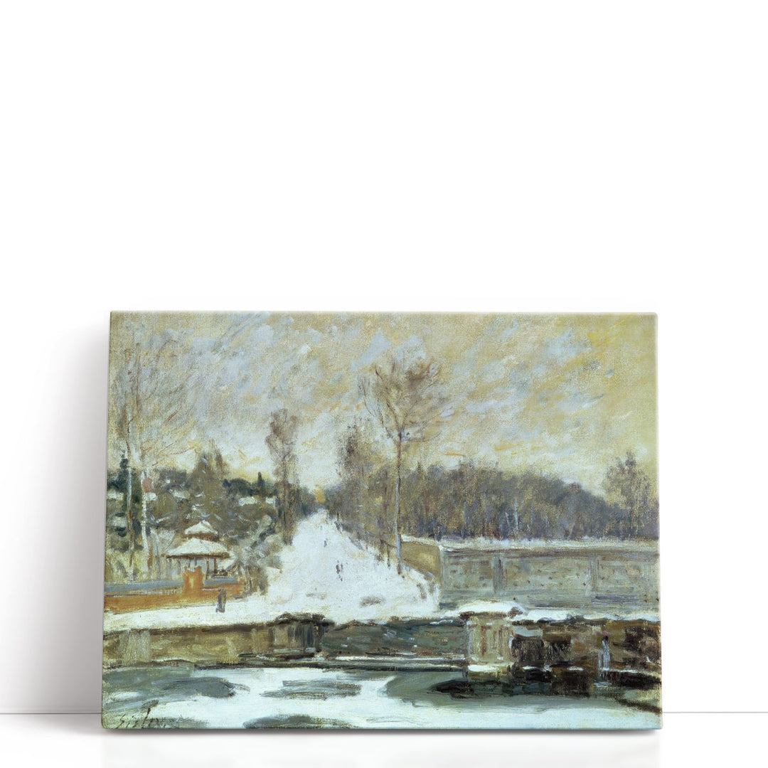 Alfred Sisley - The Watering Place at Marly Le Roi 1875 - Canvas Print Wall Art