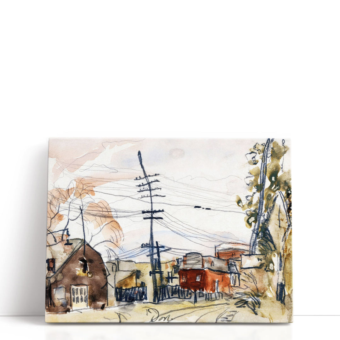 Fall Brook Railroad - Canvas Print Wall Art