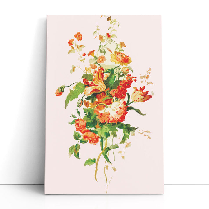 19th Century Flower Art - Canvas Print Wall Art