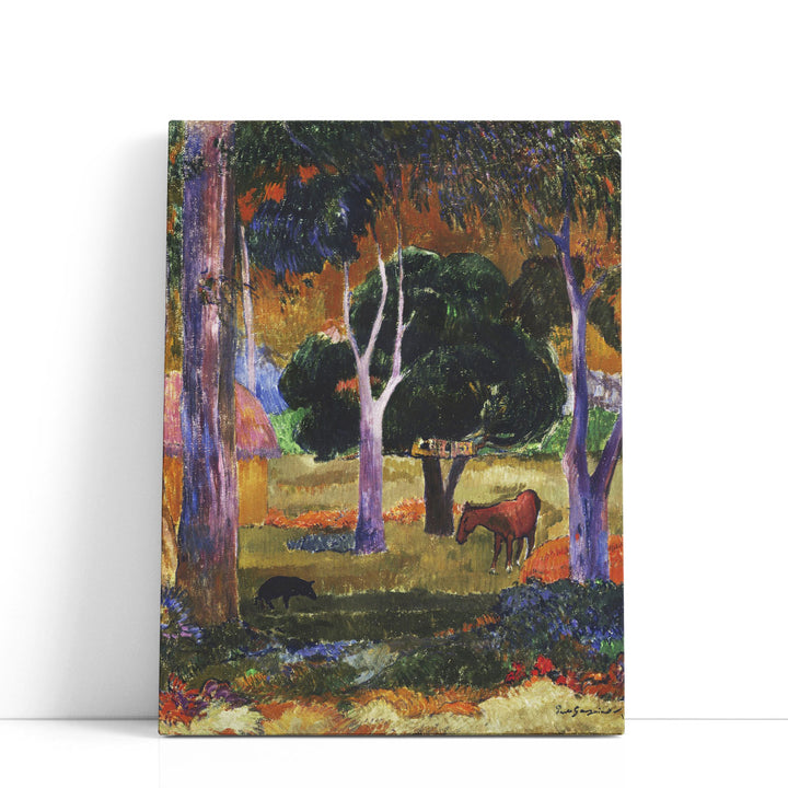 Landscape with a Pig and a Horse 1903 - Canvas Print Wall Art