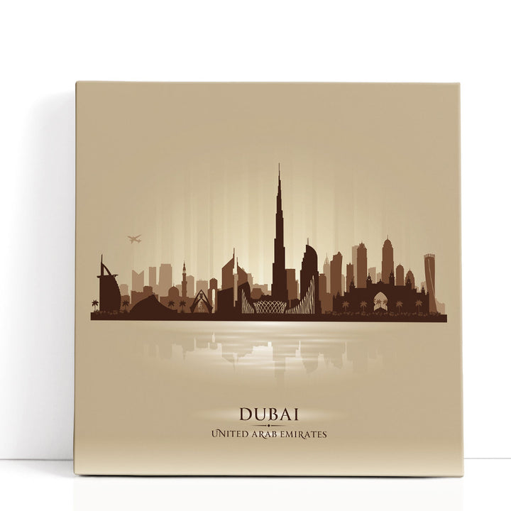 Dubai, UAE, City Skyline - Canvas Print Wall Art