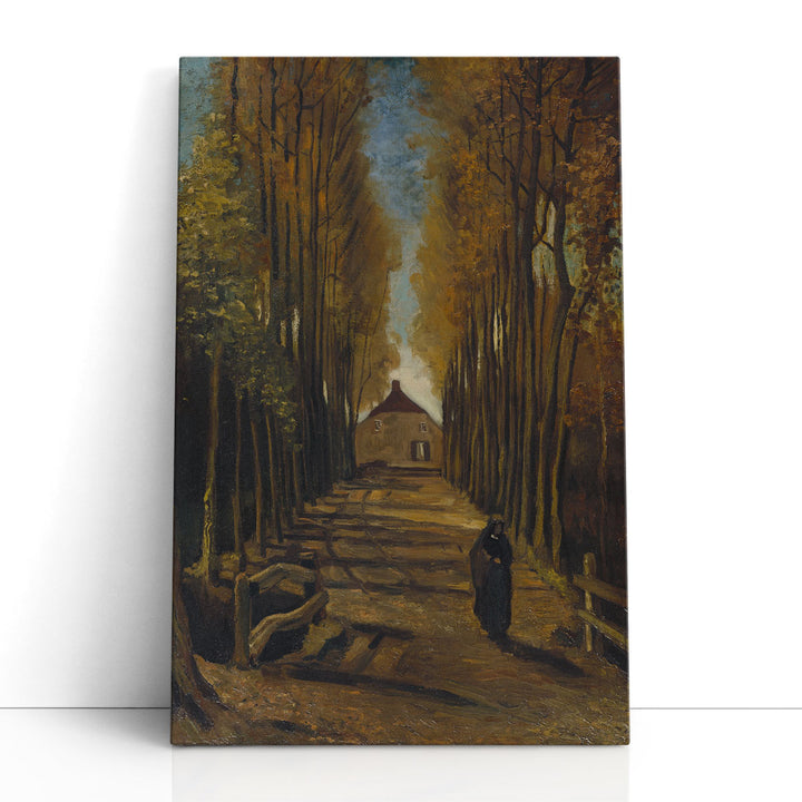 Avenue of Poplars in Autumn, 1884 - Canvas Print Wall Art