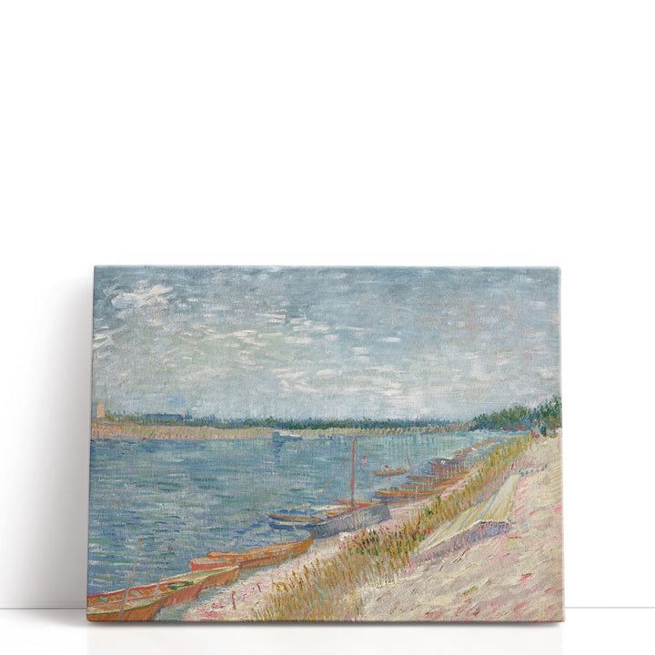 Les Canots Amarrés, 1887 - Canvas Print Wall Art