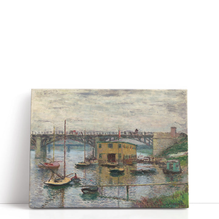 Bridge at Argenteuil on a Gray Day, 1876 - Canvas Print Wall Art
