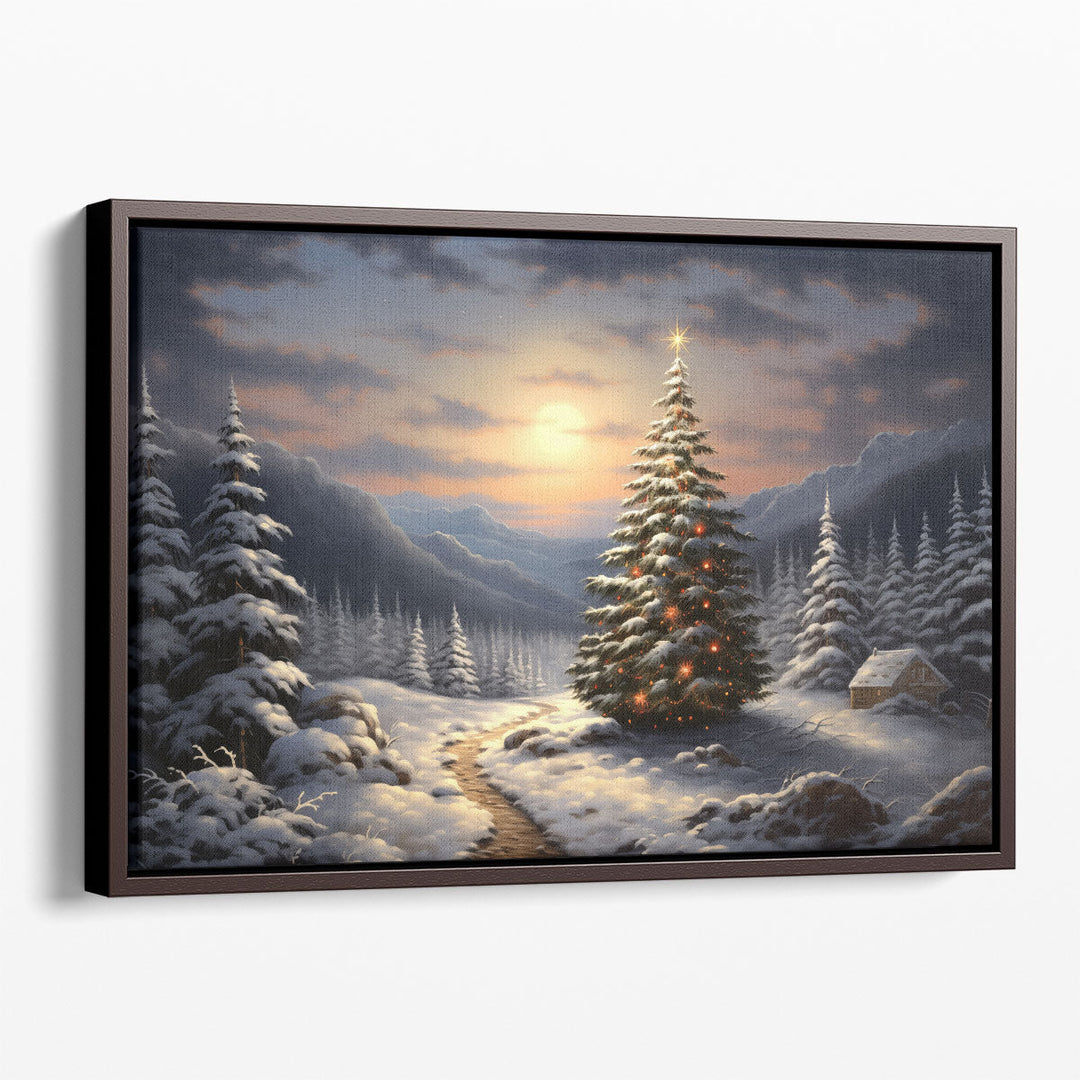 Xing Xing's Holiday Glow - Canvas Print Wall Art