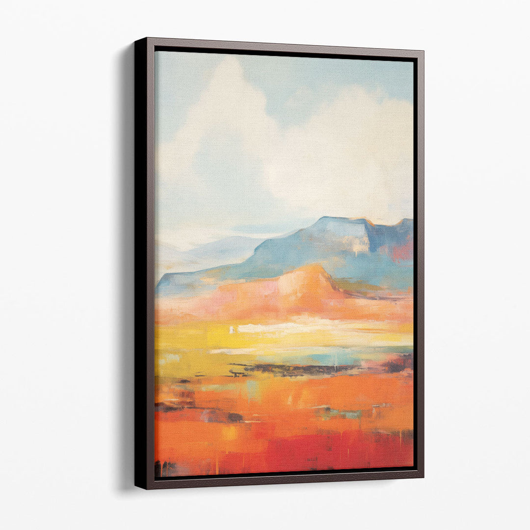 Alpine Fields - Canvas Print Wall Art