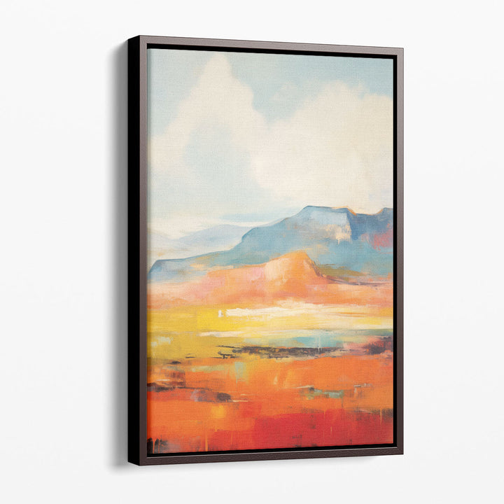 Alpine Fields - Canvas Print Wall Art